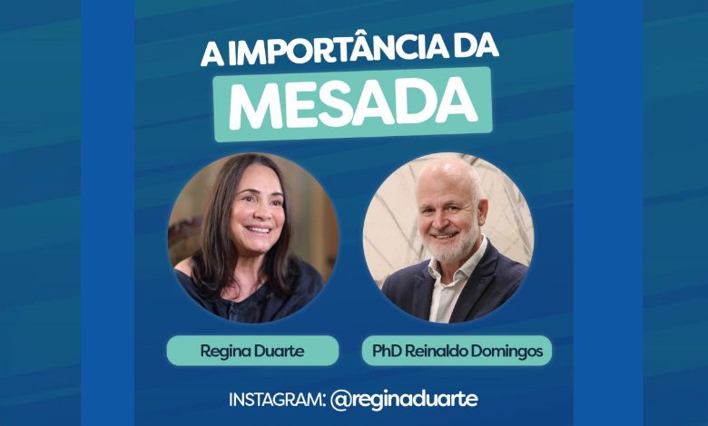 Presidente da DSOP e Regina Duarte debatem sobre mesada em bate-papo