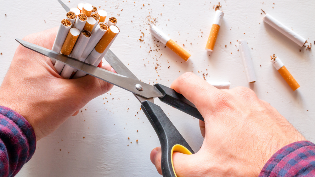 O bolso contra o cigarro