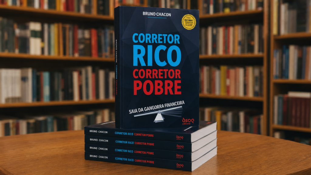 Lançamento de “Corretor Rico, Corretor Pobre” propõe nova visão sobre educação financeira para profissionais do mercado imobiliário